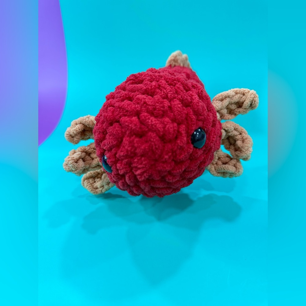 Handmade Crochet Axolotl